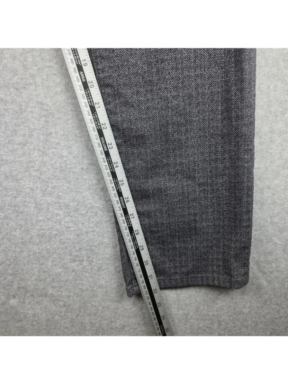 AG Adriano Goldschmied Everett Pants Mens 34x34 Gray Herringbone Slim Straight